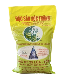 ST25 lúa tôm bao bì 5 kí - hàng xuất khẩu