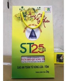 ST25 lúa tôm bao bì 2 kí - hàng xuất khẩu