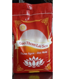 Gạo Thơm Lài Sen - Dẻo dai, thơm cơm bao 10 kí