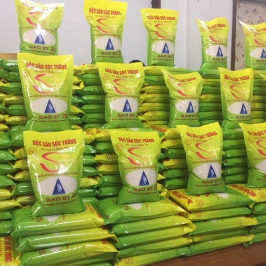 Gạo ST25 bao bì 5 kí - Hàng nội địa